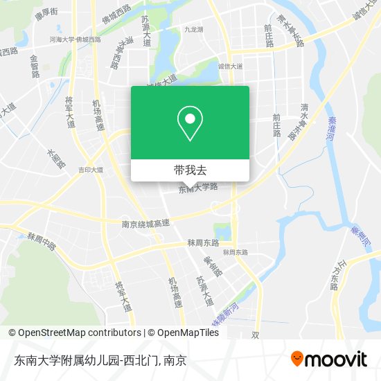 东南大学附属幼儿园-西北门地图