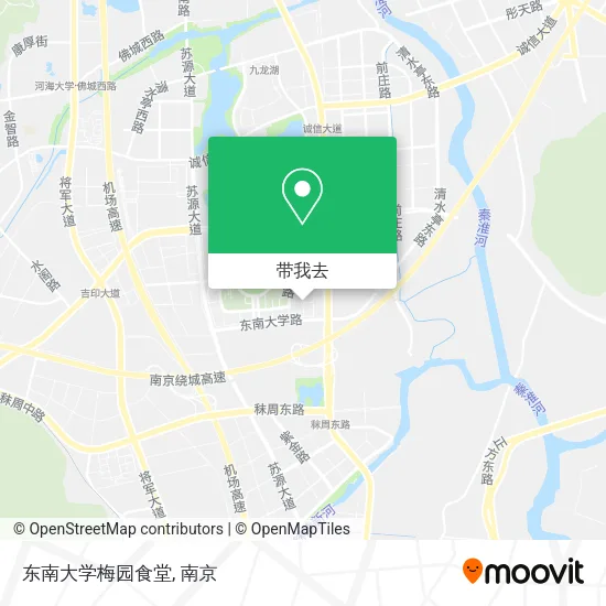 东南大学梅园食堂地图