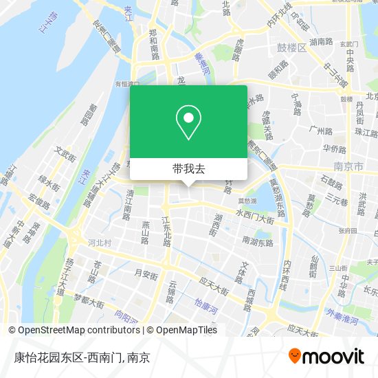 康怡花园东区-西南门地图