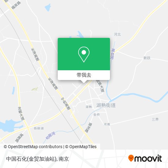 中国石化(金贸加油站)地图