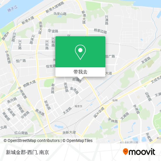 新城金郡-西门地图