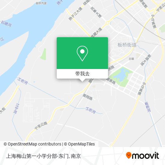 上海梅山第一小学分部-东门地图
