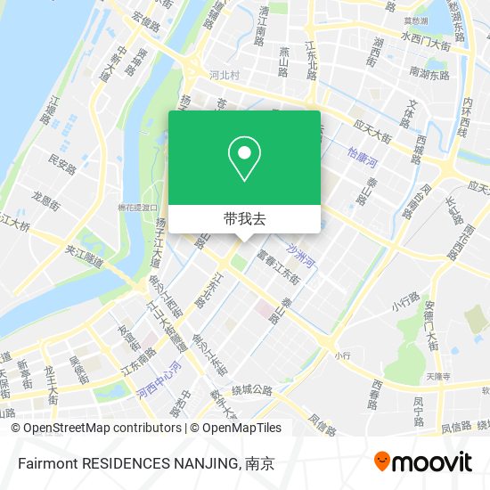 Fairmont RESIDENCES NANJING地图