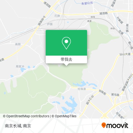 南京长城地图