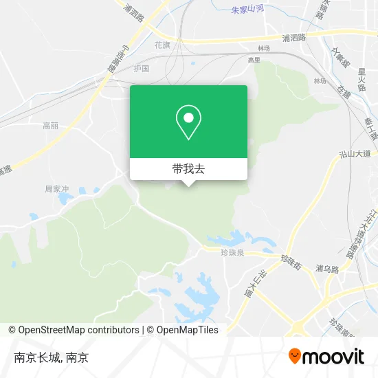 南京长城地图