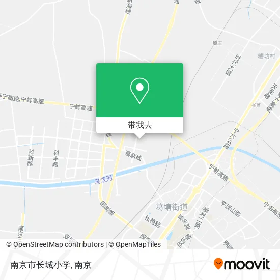 南京市长城小学地图