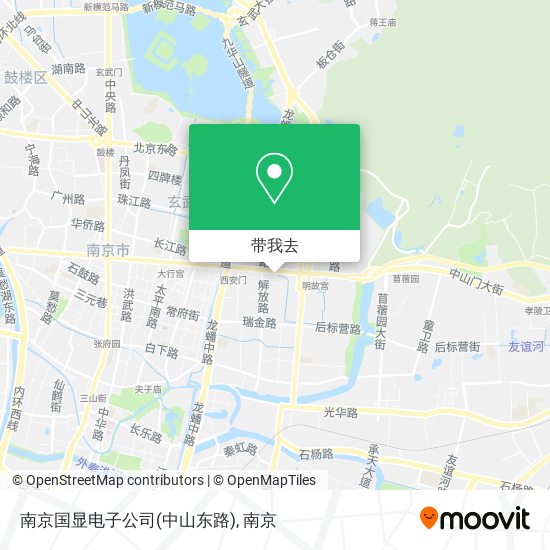 南京国显电子公司(中山东路)地图