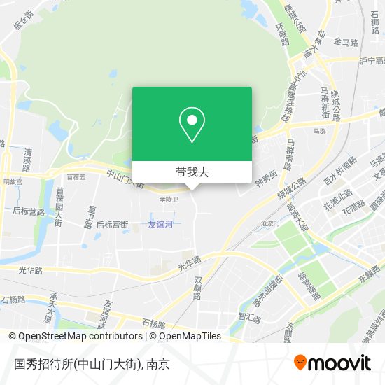 国秀招待所(中山门大街)地图