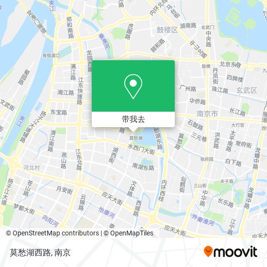 莫愁湖西路地图