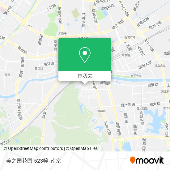 美之国花园-523幢地图