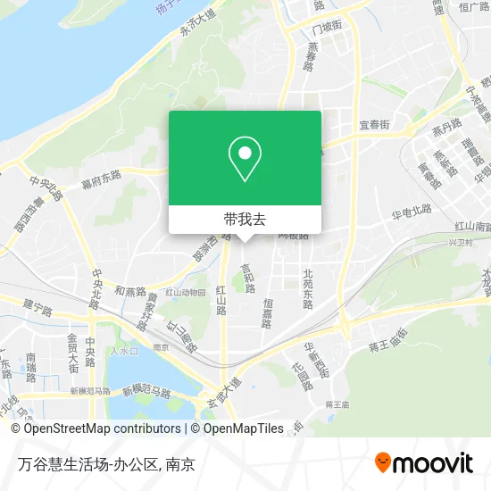 万谷慧生活场-办公区地图