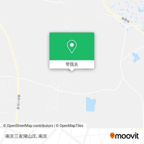 南京三友湖山庄地图