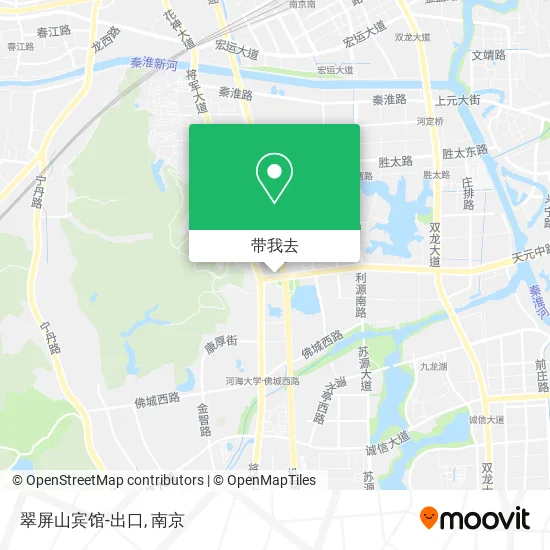 翠屏山宾馆-出口地图