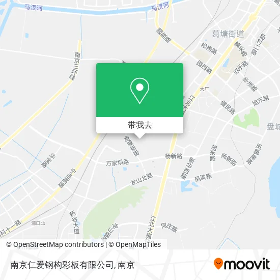 南京仁爱钢构彩板有限公司地图