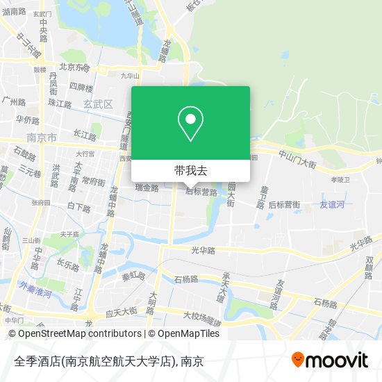 全季酒店(南京航空航天大学店)地图