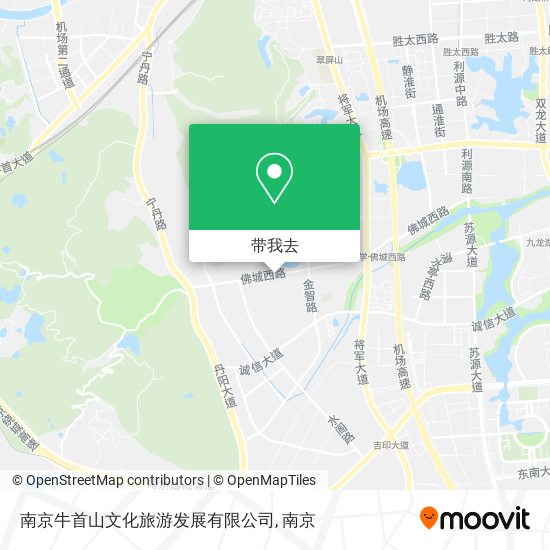 南京牛首山文化旅游发展有限公司地图