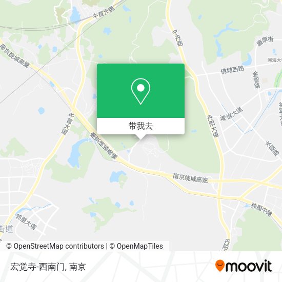 宏觉寺-西南门地图