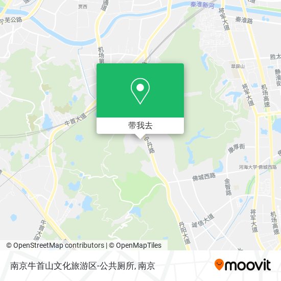 南京牛首山文化旅游区-公共厕所地图