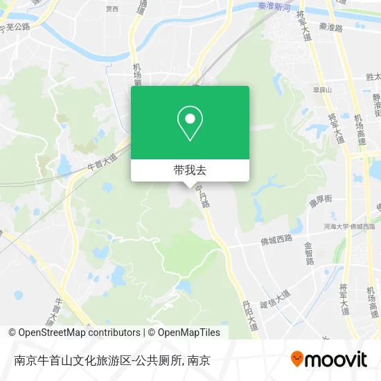 南京牛首山文化旅游区-公共厕所地图