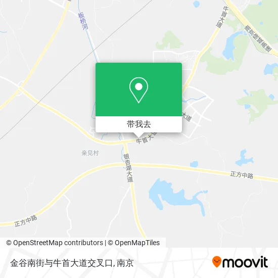 金谷南街与牛首大道交叉口地图