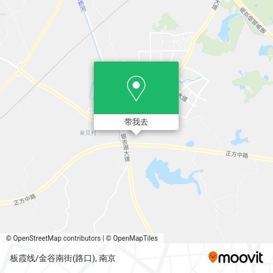 板霞线/金谷南街(路口)地图