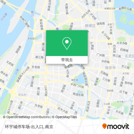 环宇城停车场-出入口地图