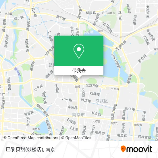 巴黎贝甜(鼓楼店)地图