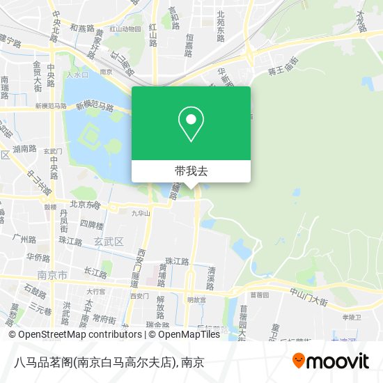 八马品茗阁(南京白马高尔夫店)地图