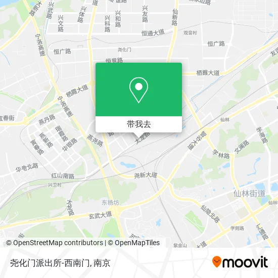 尧化门派出所-西南门地图