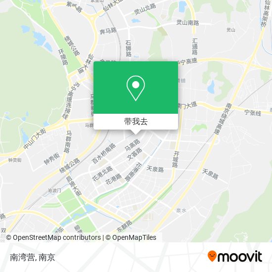 南湾营地图
