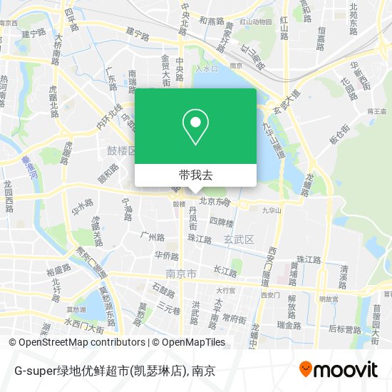 G-super绿地优鲜超市(凯瑟琳店)地图