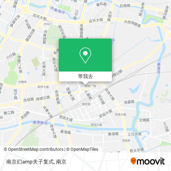 南京幻amp夫子复式地图