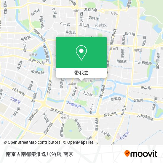 南京古南都秦淮逸居酒店地图