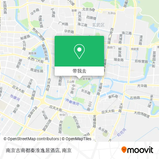 南京古南都秦淮逸居酒店地图