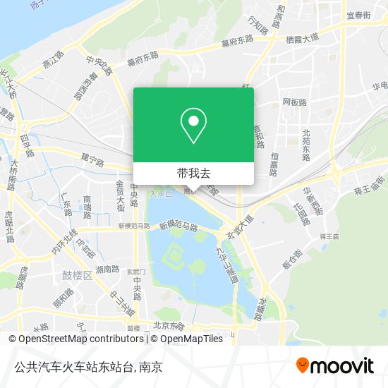 公共汽车火车站东站台地图