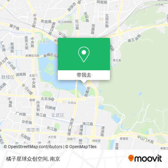 橘子星球众创空间地图