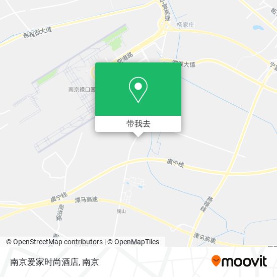 南京爱家时尚酒店地图