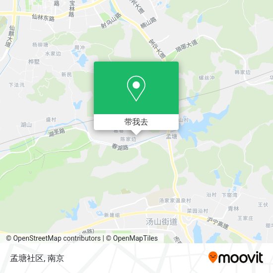 孟塘社区地图