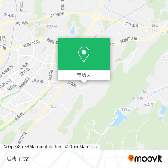 后巷地图