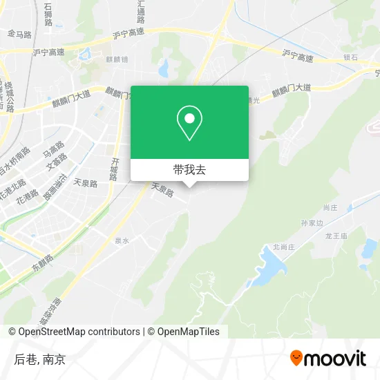 后巷地图