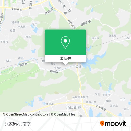 张家岗村地图