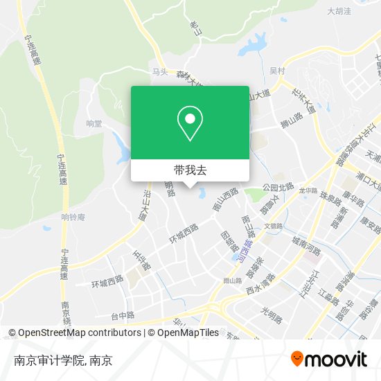 南京审计学院地图
