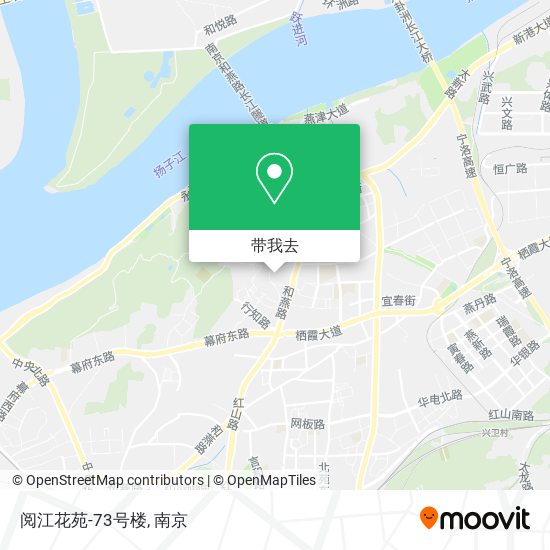 阅江花苑-73号楼地图