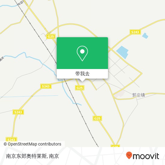 南京东郊奥特莱斯地图