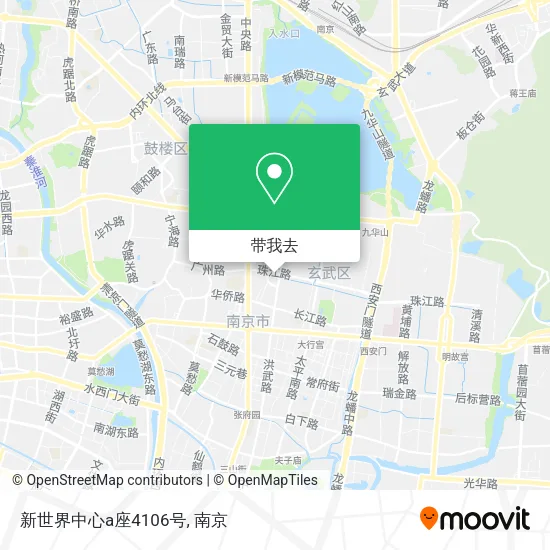 新世界中心a座4106号地图