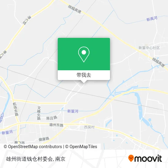 雄州街道钱仓村委会地图
