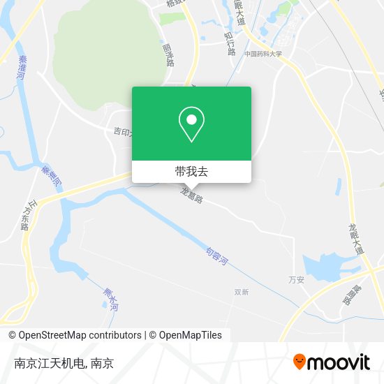 南京江天机电地图