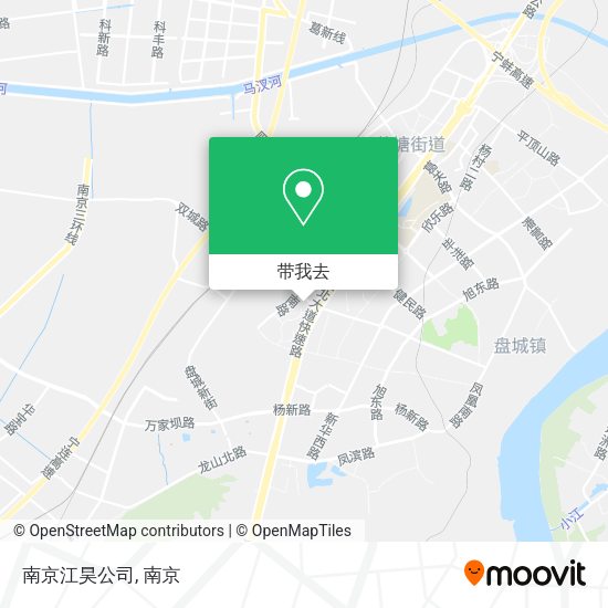 南京江昊公司地图
