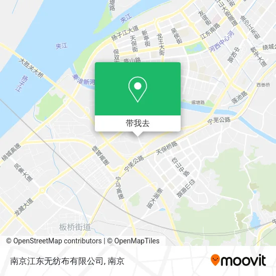 南京江东无纺布有限公司地图