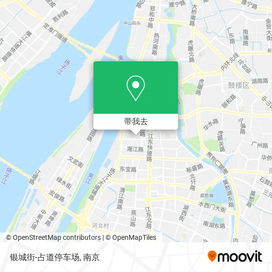 银城街-占道停车场地图